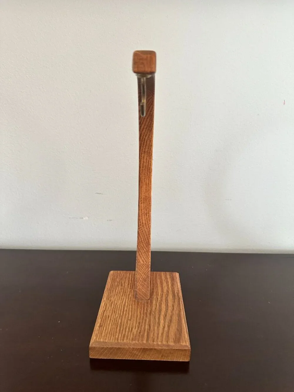 MCM Minimalist Bamboo Wood Banana Hanger Holder Countertop Hook Stand